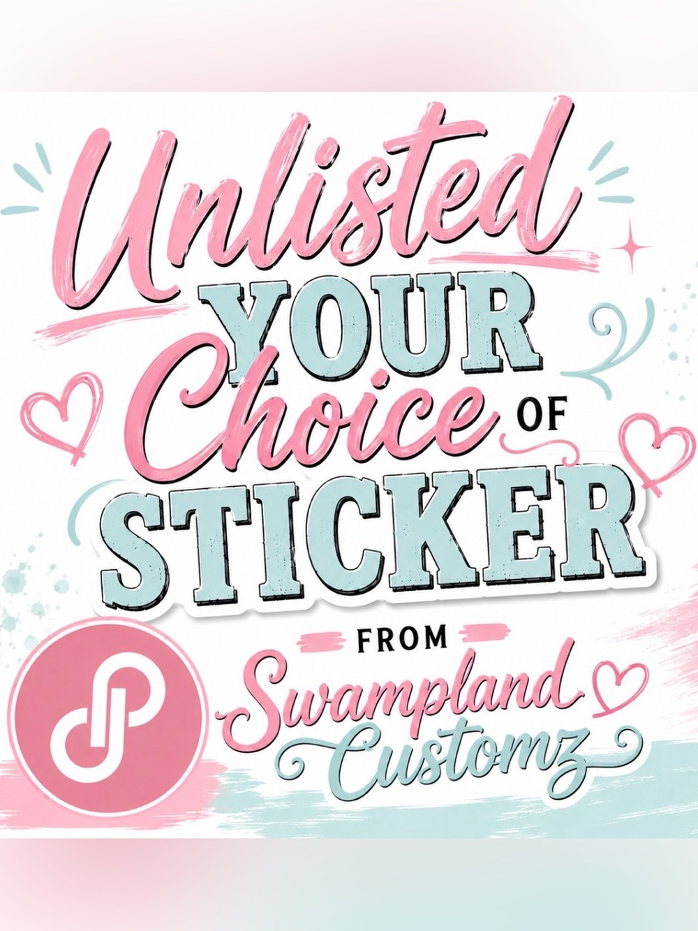 Custom Designed UV-DTF Stickers